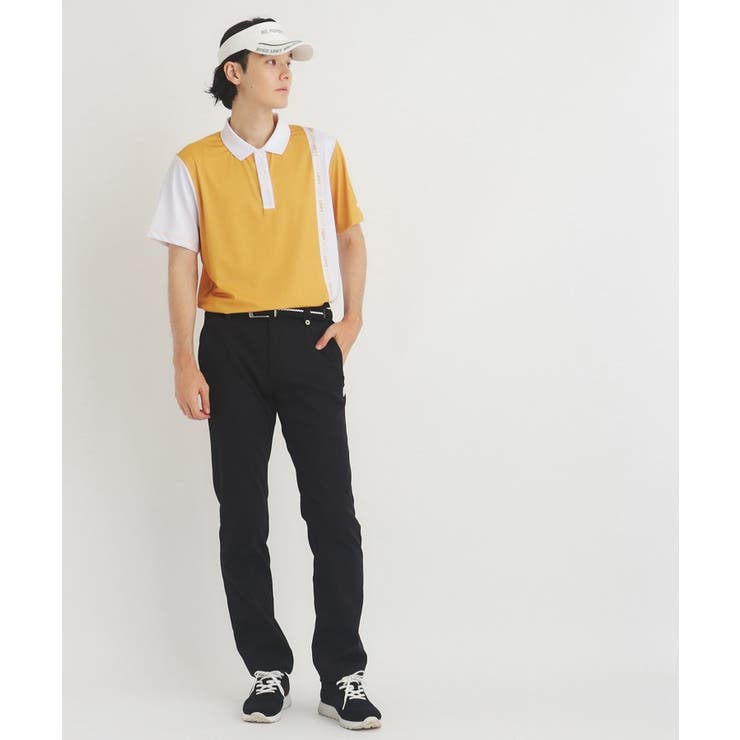 【ADBT】ツートーンカラーデザイン 半袖ポロシャツ | adabatmen | 詳細画像6 