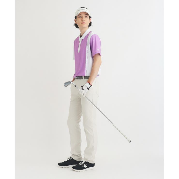 【ADBT】ツートーンカラーデザイン 半袖ポロシャツ | adabatmen | 詳細画像10 