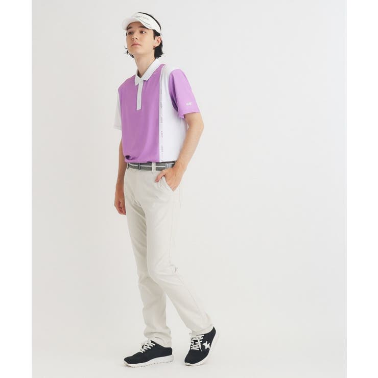 【ADBT】ツートーンカラーデザイン 半袖ポロシャツ | adabatmen | 詳細画像11 