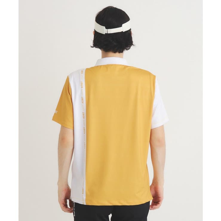 【ADBT】ツートーンカラーデザイン 半袖ポロシャツ | adabatmen | 詳細画像15 