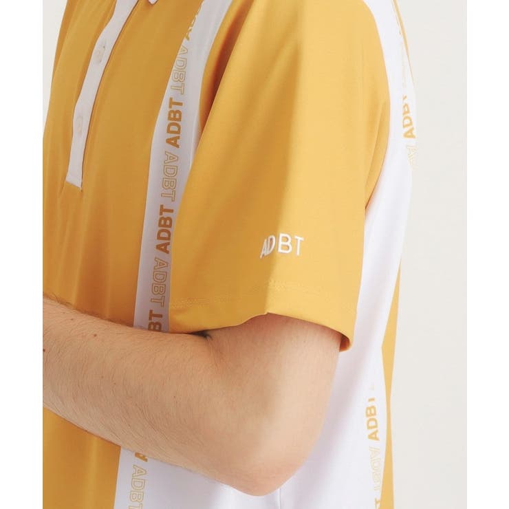 【ADBT】ツートーンカラーデザイン 半袖ポロシャツ | adabatmen | 詳細画像17 