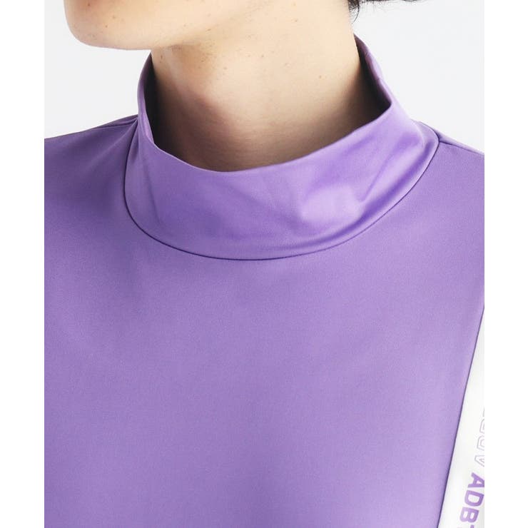 【ADBT】ツートーンカラーデザイン 長袖モックネックプルオーバー | adabatmen | 詳細画像19 