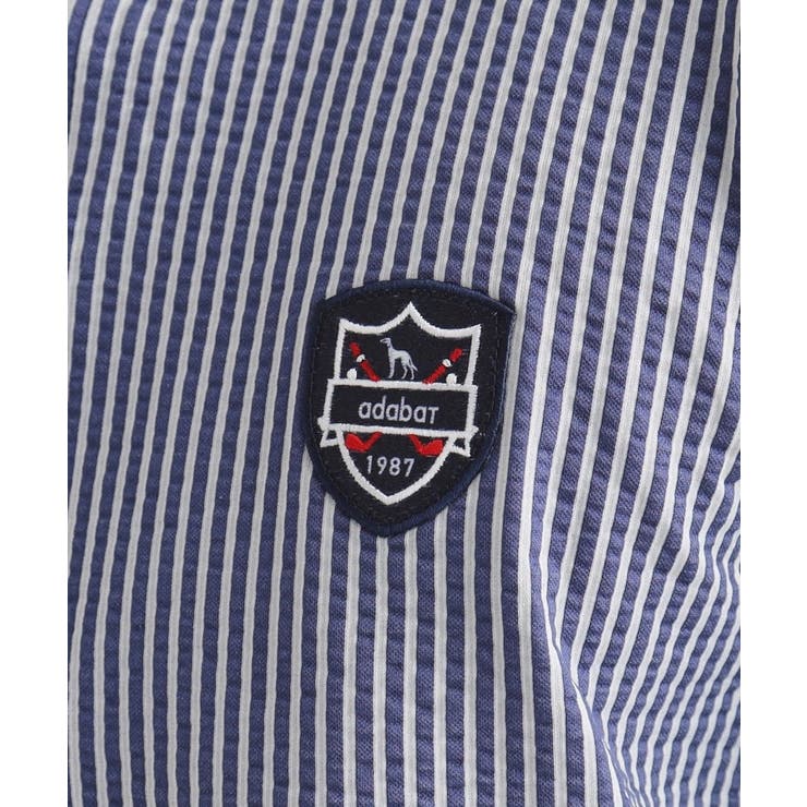 サッカーストライプ 長袖ポロシャツ | adabatmen | 詳細画像4 