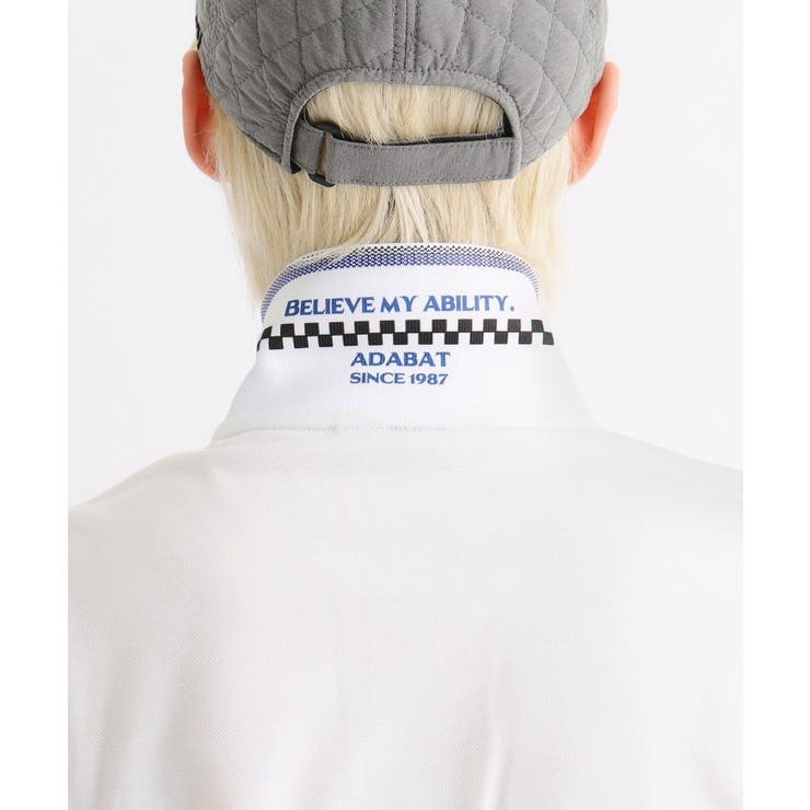 【吸湿発熱】鍵盤ロゴデザイン 長袖ポロシャツ | adabatmen | 詳細画像4 