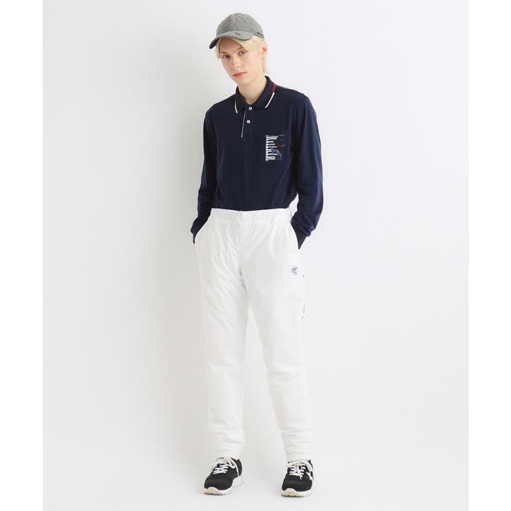 【吸湿発熱】鍵盤ロゴデザイン 長袖ポロシャツ | adabatmen | 詳細画像8 