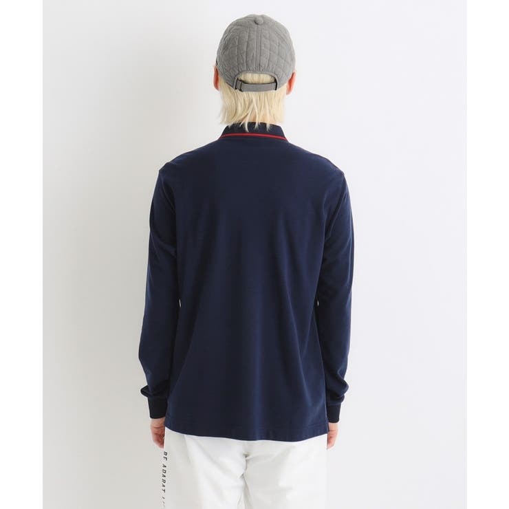 【吸湿発熱】鍵盤ロゴデザイン 長袖ポロシャツ | adabatmen | 詳細画像15 