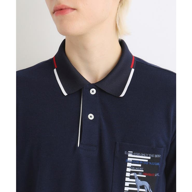 【吸湿発熱】鍵盤ロゴデザイン 長袖ポロシャツ | adabatmen | 詳細画像16 