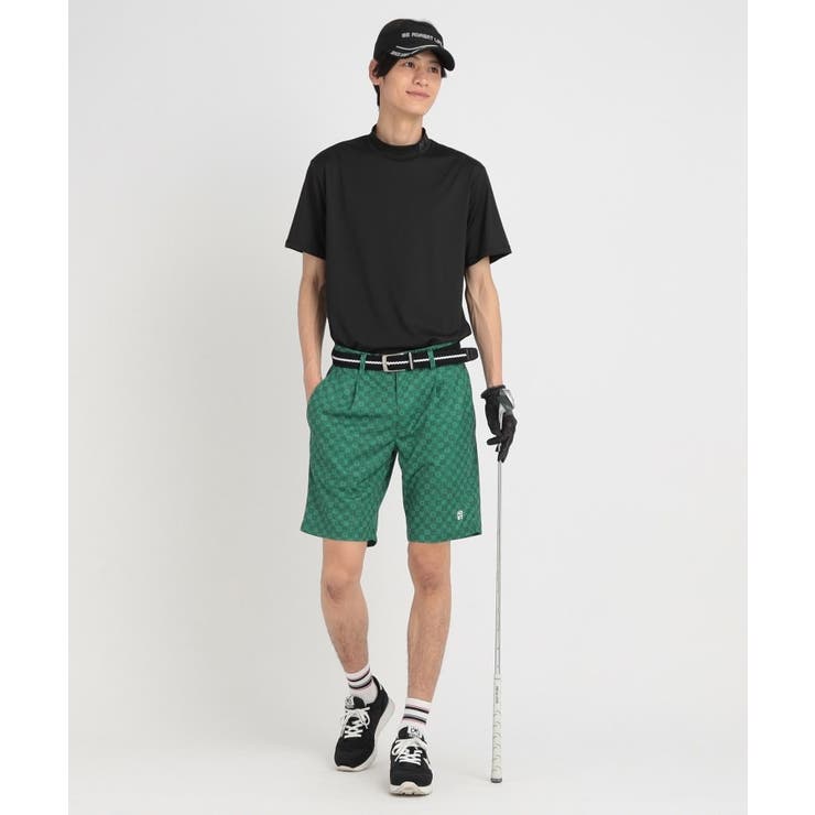 新品【adabat】アダバット　イニシャルロゴデザイン ショートパンツ　Ｍ ADBT】イニシャルロゴデザイン ショートパンツ（ショートパンツ
