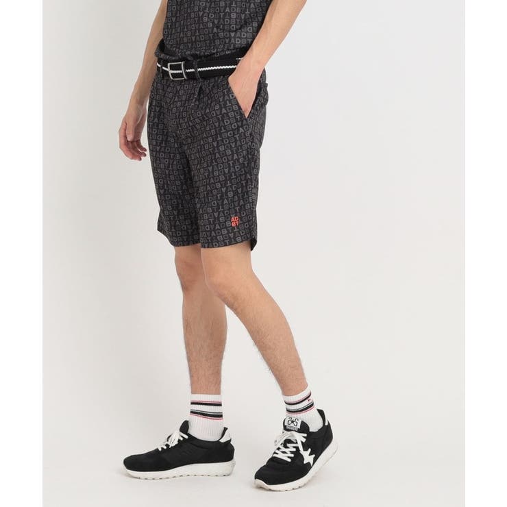 新品 アダバット ショートパンツ ADBT】イニシャルロゴデザイン ショートパンツ[品番