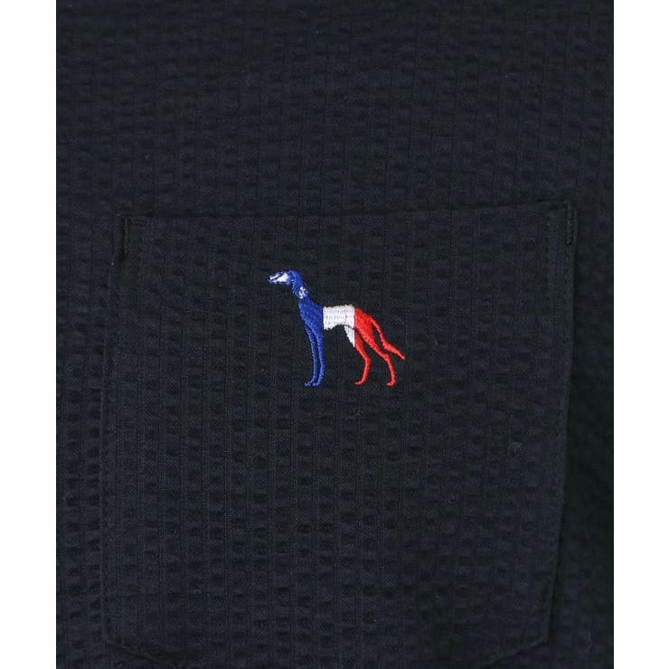 吸水速乾 サッカーストライプ長袖ポロシャツ | adabatmen | 詳細画像13 