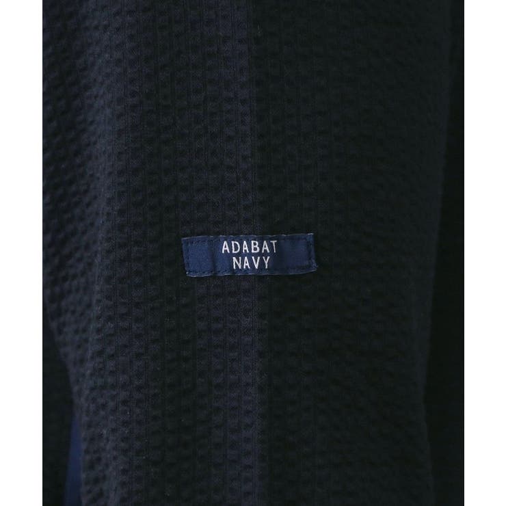 吸水速乾 サッカーストライプ長袖ポロシャツ | adabatmen | 詳細画像21 