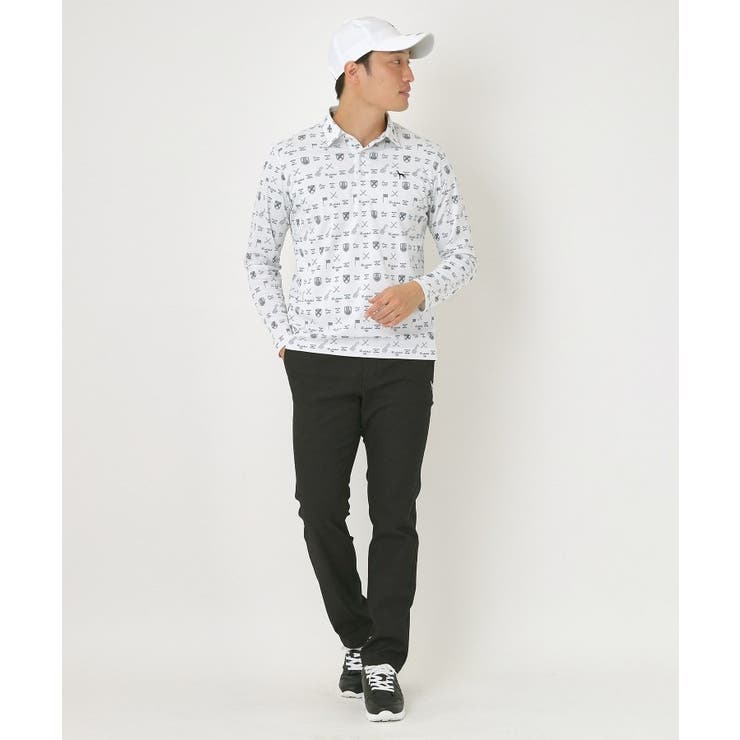 クラブプリント長袖ポロシャツ | adabatmen | 詳細画像2 