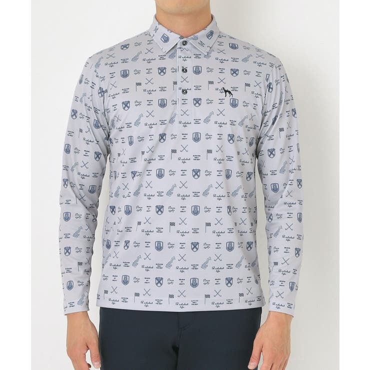 クラブプリント長袖ポロシャツ | adabatmen | 詳細画像13 