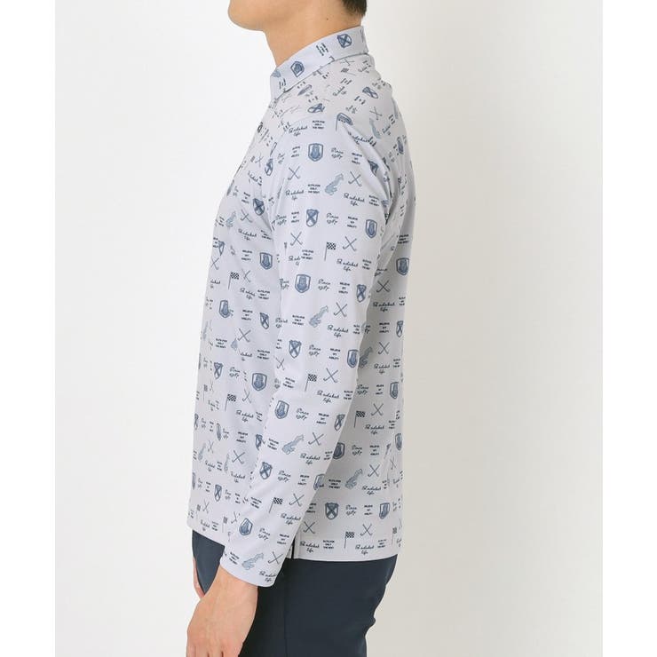 クラブプリント長袖ポロシャツ | adabatmen | 詳細画像14 