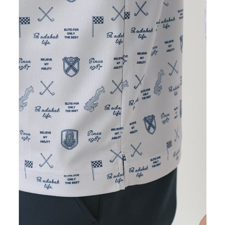 クラブプリント長袖ポロシャツ | adabatmen | 詳細画像18 