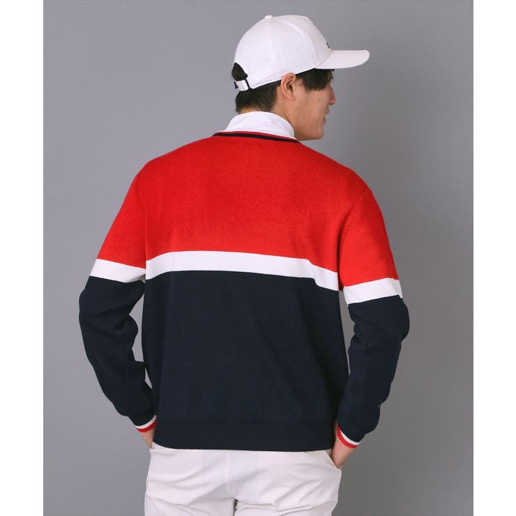 【新レーベル ADABAT NAVY】トリコロールクルーニット | adabatmen | 詳細画像11 