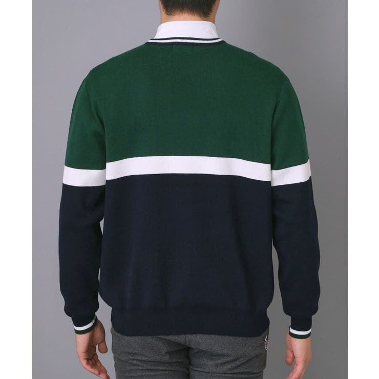 【新レーベル ADABAT NAVY】トリコロールクルーニット | adabatmen | 詳細画像17 