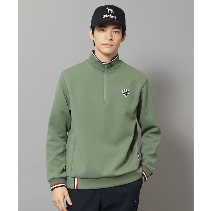 【新レーベル ADABAT NAVY】せとはるコラボ ハーフジッププルオーバー | adabatmen | 詳細画像12