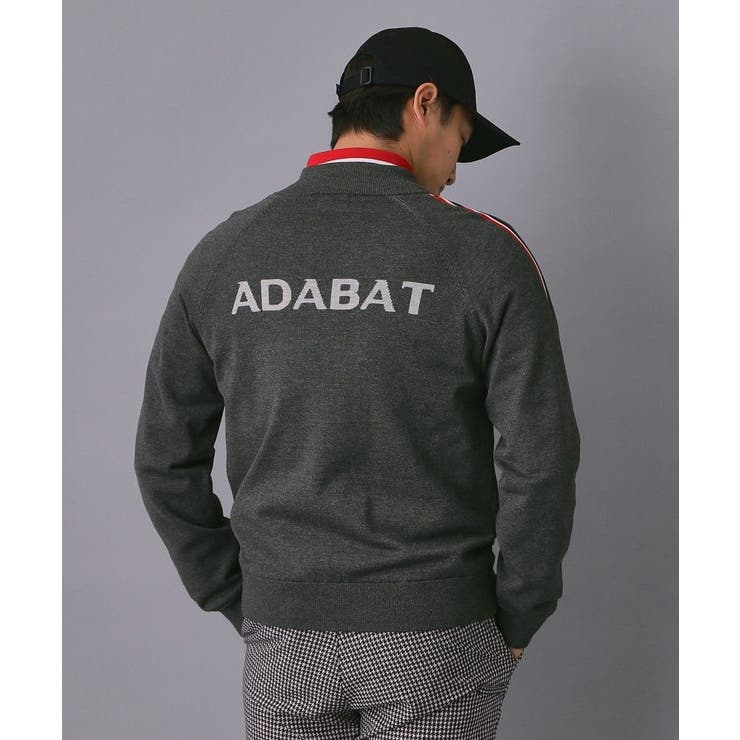 【新レーベル ADABAT NAVY】スリーブラインニットブルゾン | adabatmen | 詳細画像10 