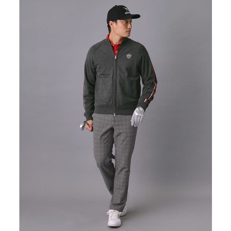 【新レーベル ADABAT NAVY】スリーブラインニットブルゾン | adabatmen | 詳細画像12 