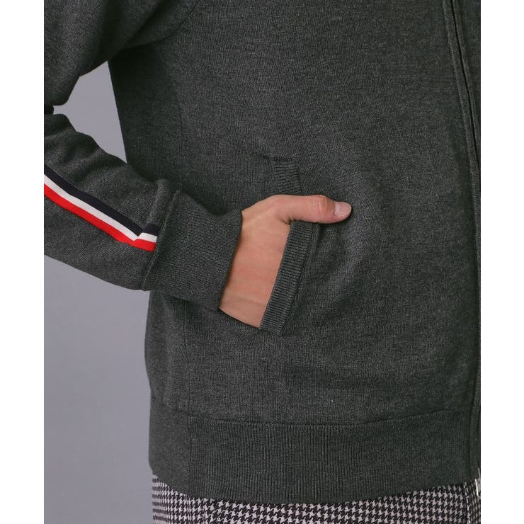 【新レーベル ADABAT NAVY】スリーブラインニットブルゾン | adabatmen | 詳細画像22 