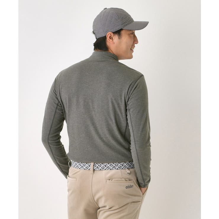 【吸湿発熱】メッセージロゴモックネックロンT | adabatmen | 詳細画像9 