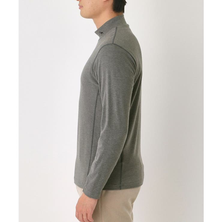 【吸湿発熱】メッセージロゴモックネックロンT | adabatmen | 詳細画像14 