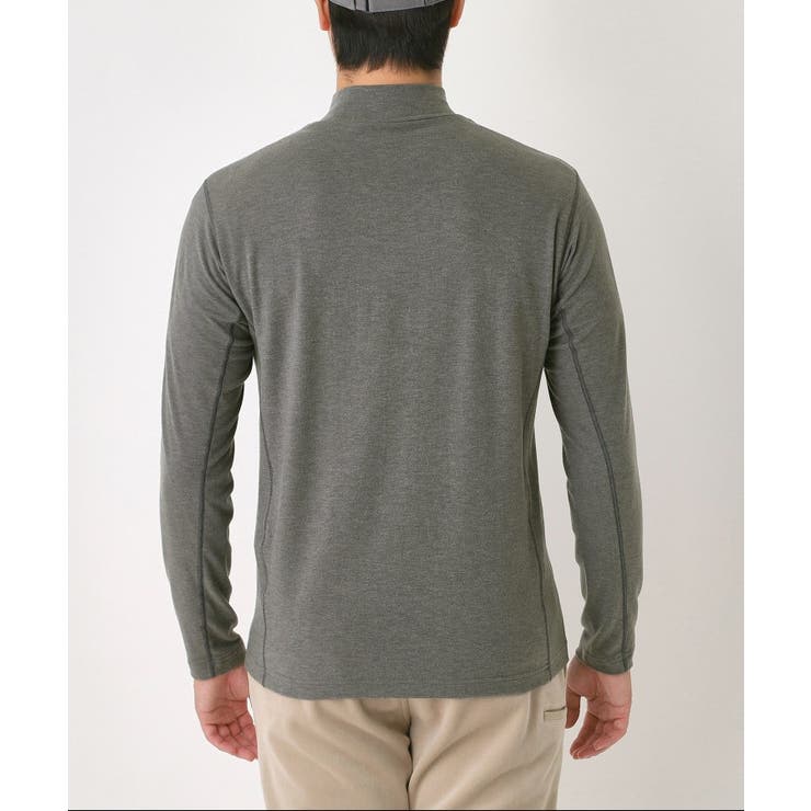 【吸湿発熱】メッセージロゴモックネックロンT | adabatmen | 詳細画像15 