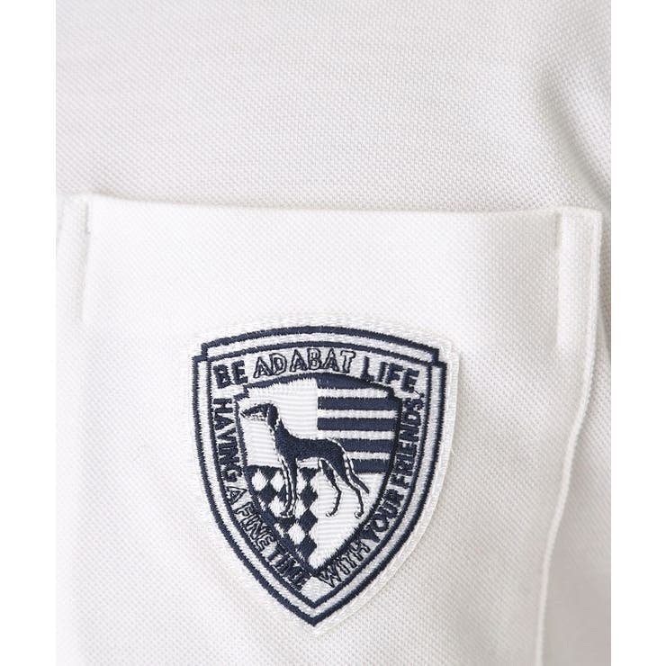 【吸湿発熱】ポケットエンブレム長袖ポロシャツ | adabatmen | 詳細画像4 