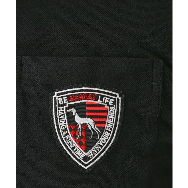 【吸湿発熱】ポケットエンブレム長袖ポロシャツ | adabatmen | 詳細画像9 