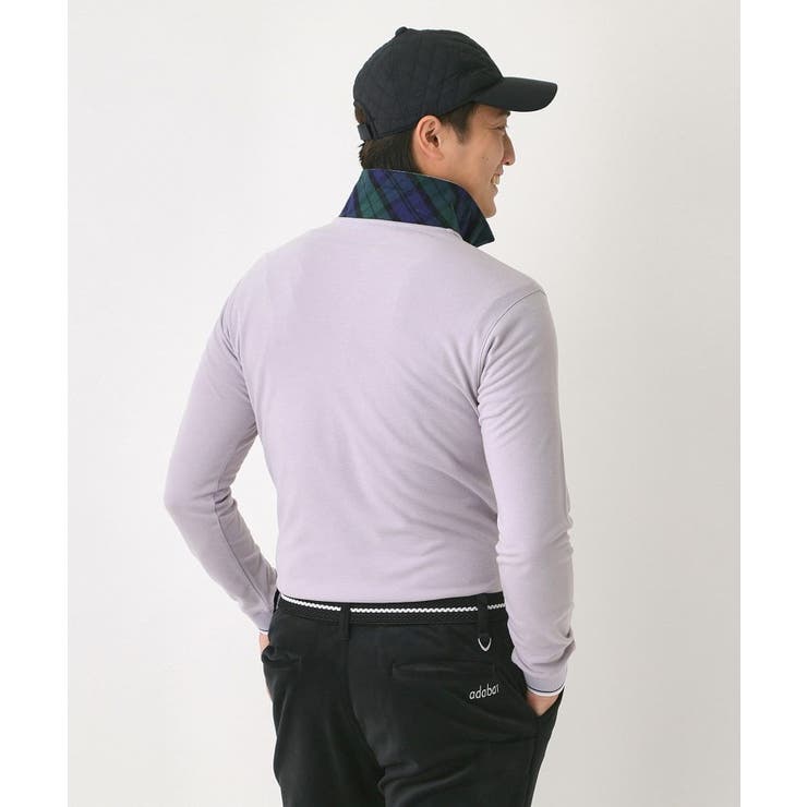 【吸湿発熱】ポケットエンブレム長袖ポロシャツ | adabatmen | 詳細画像14 