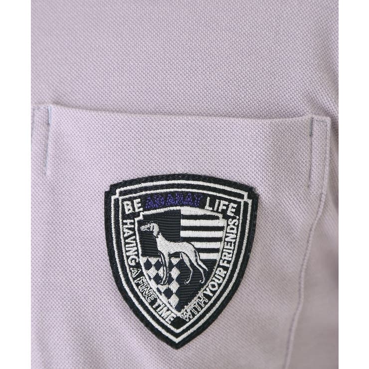 【吸湿発熱】ポケットエンブレム長袖ポロシャツ | adabatmen | 詳細画像17 