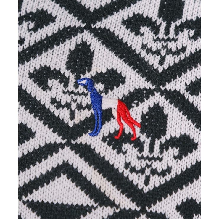 【新レーベル ADABAT NAVY】フルールドリスVネックニット | adabatmen | 詳細画像12 