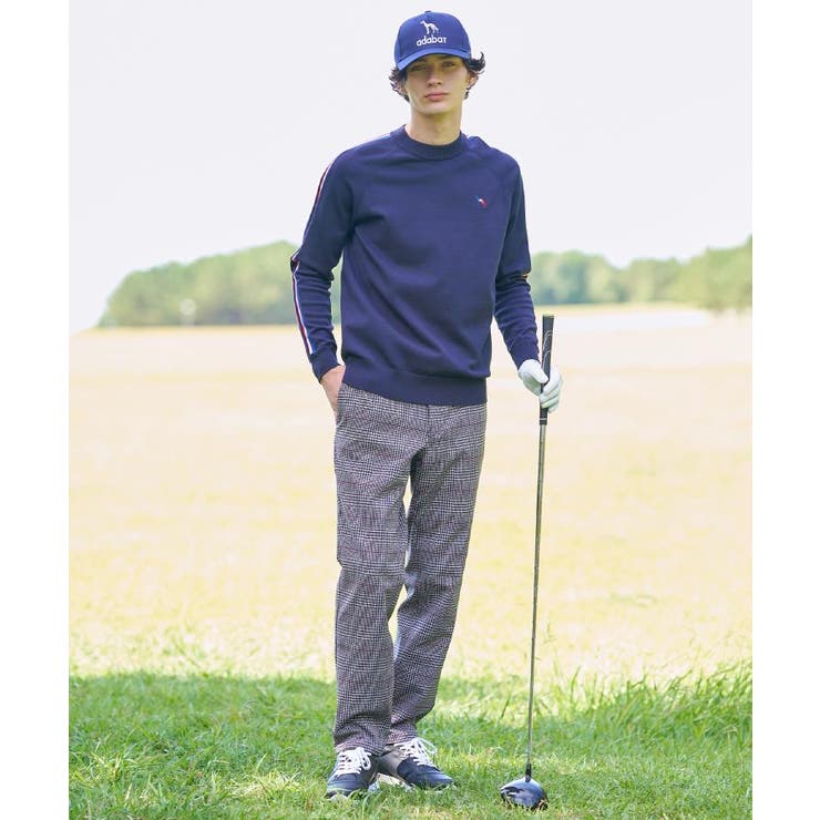 【新レーベル ADABAT NAVY】スリーブラインセミモックニット | adabatmen | 詳細画像11 