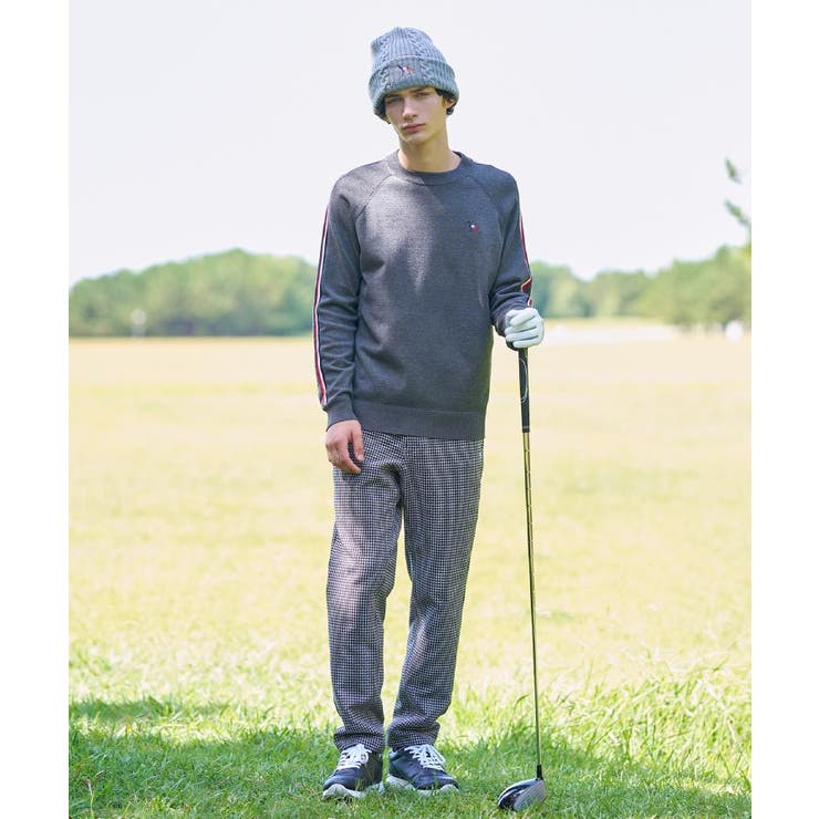 【新レーベル ADABAT NAVY】スリーブラインセミモックニット | adabatmen | 詳細画像19 