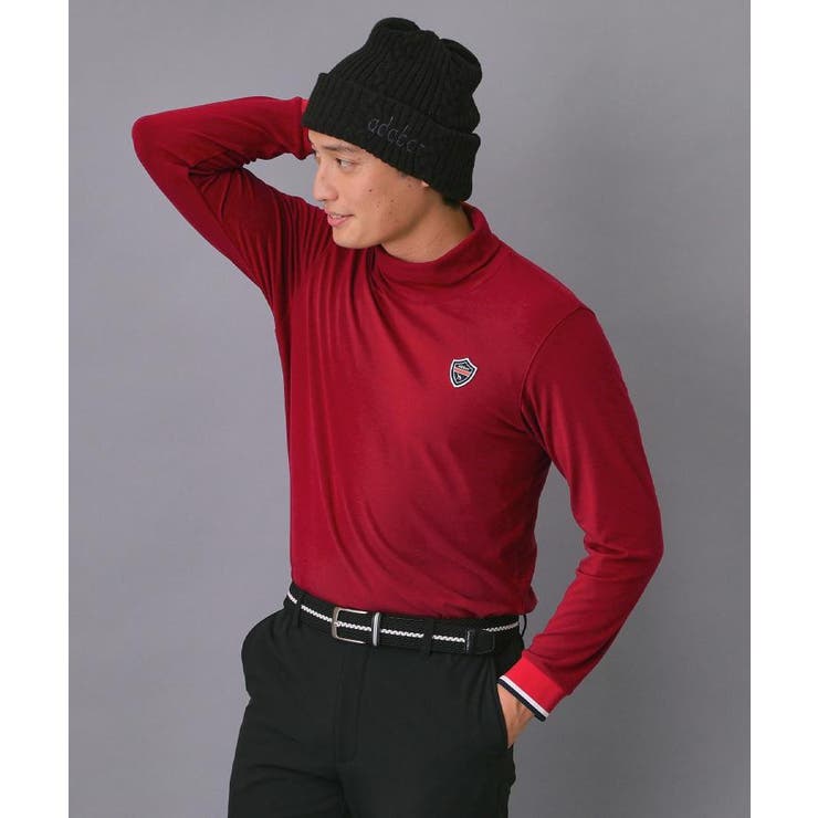 【新レーベル ADABAT NAVY】吸湿発熱 サーモスムースモックT | adabatmen | 詳細画像3 