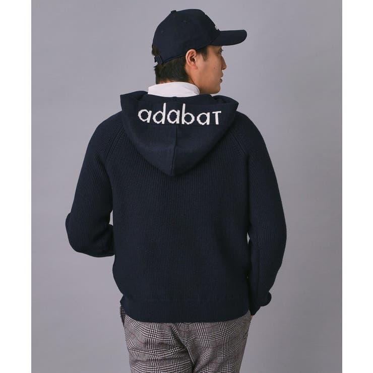 【新レーベル ADABAT NAVY】ニットフーディー | adabatmen | 詳細画像4 