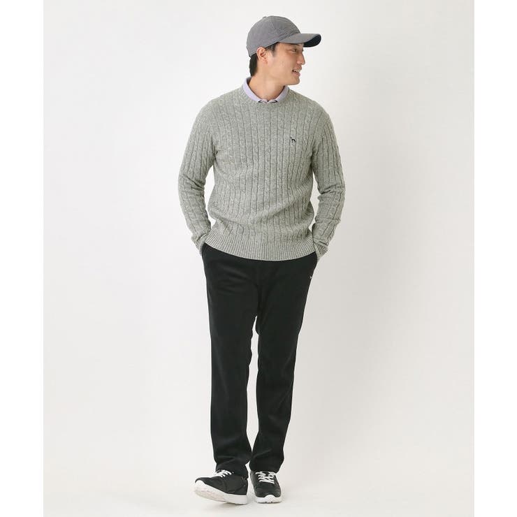 ケーブル柄クルーネックニット | adabatmen | 詳細画像2 