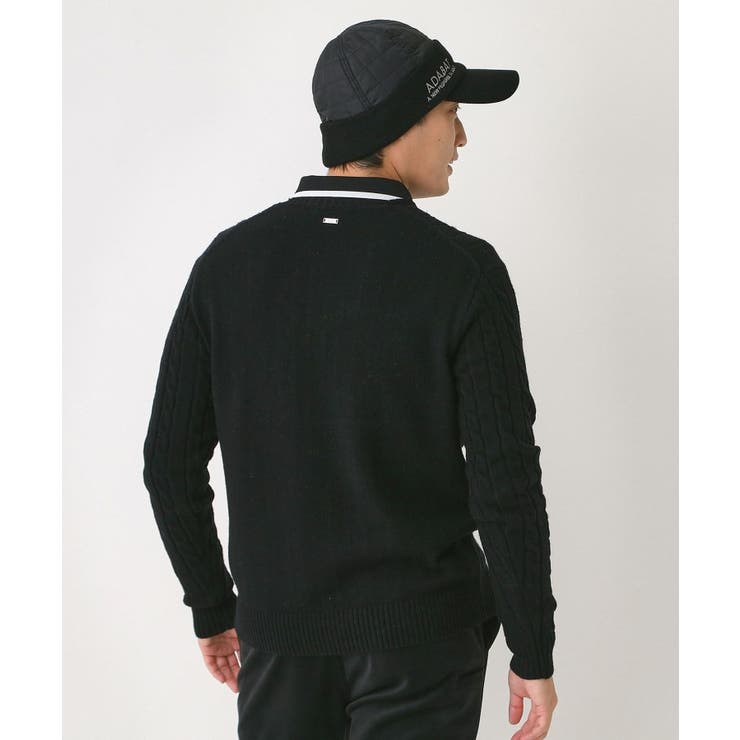 ケーブル柄クルーネックニット | adabatmen | 詳細画像5 