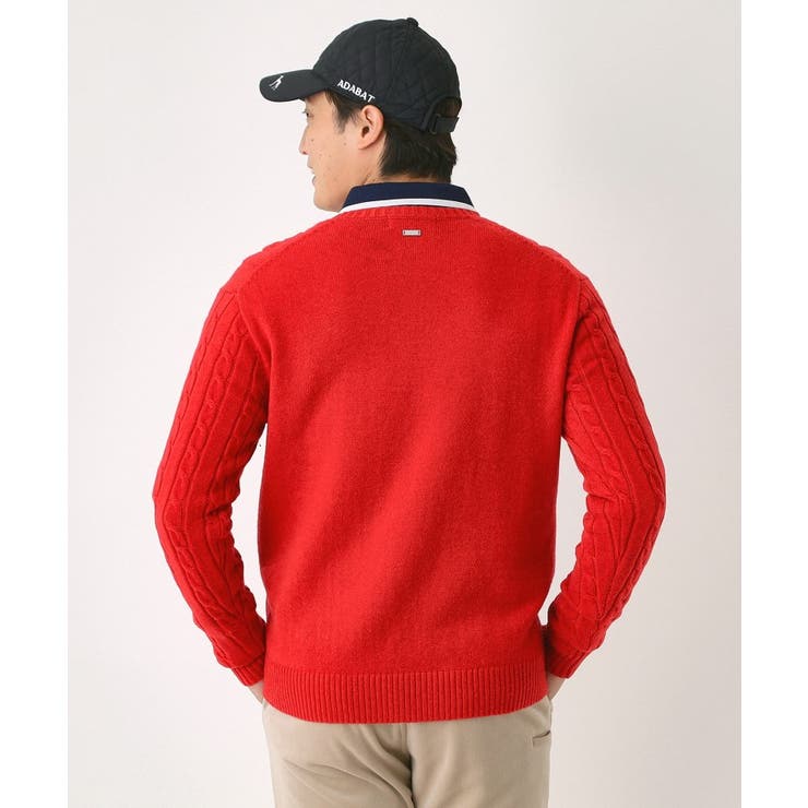 ケーブル柄クルーネックニット | adabatmen | 詳細画像12 