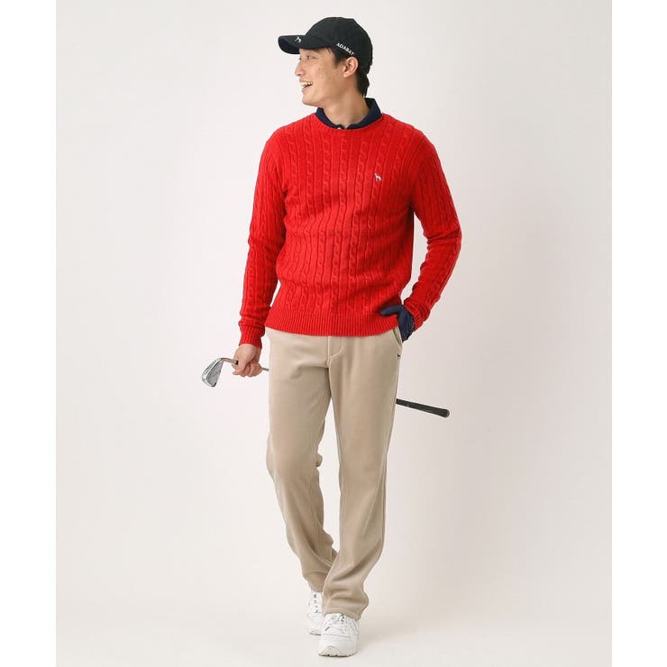 ケーブル柄クルーネックニット | adabatmen | 詳細画像14 