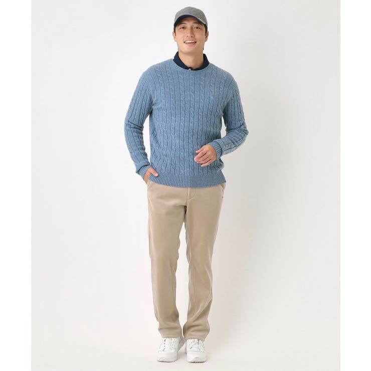 ケーブル柄クルーネックニット | adabatmen | 詳細画像17 