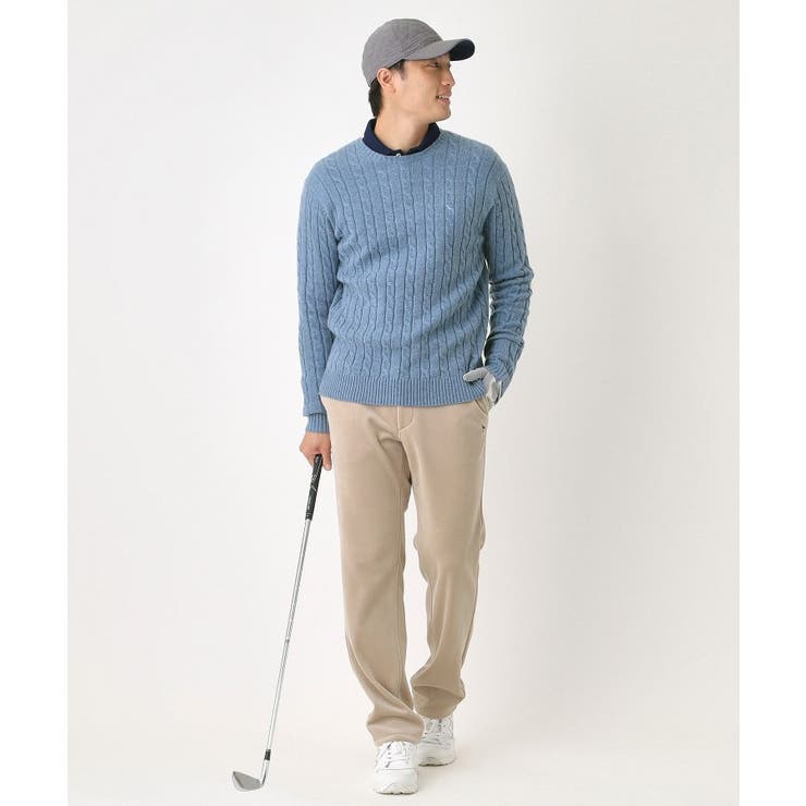 ケーブル柄クルーネックニット | adabatmen | 詳細画像18 