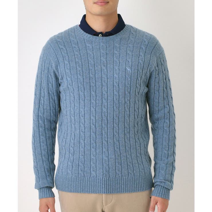 ケーブル柄クルーネックニット | adabatmen | 詳細画像20 