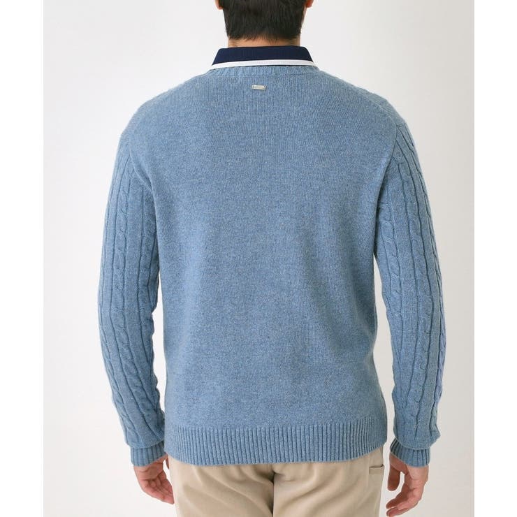 ケーブル柄クルーネックニット | adabatmen | 詳細画像22 