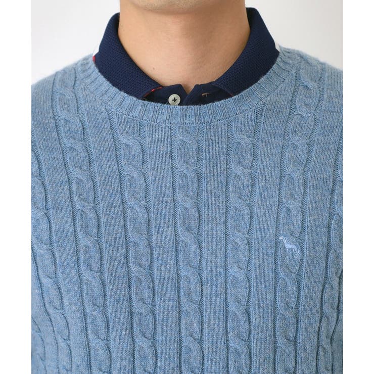 ケーブル柄クルーネックニット | adabatmen | 詳細画像23 