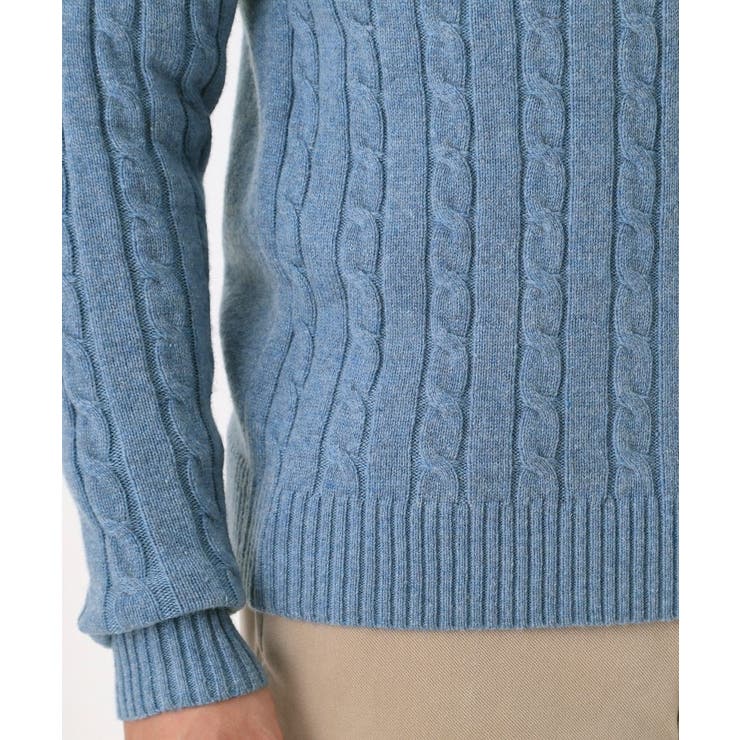 ケーブル柄クルーネックニット | adabatmen | 詳細画像25 