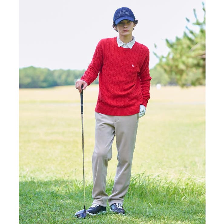 ケーブル柄クルーネックニット | adabatmen | 詳細画像10 