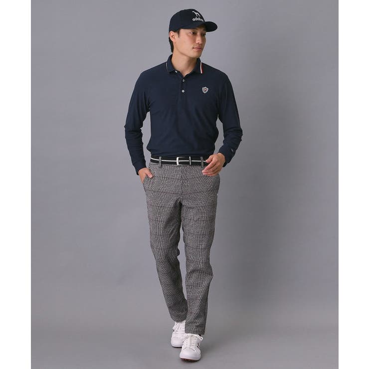 【新レーベル ADABAT NAVY】起毛ストレッチ長袖ポロシャツ | adabatmen | 詳細画像11 