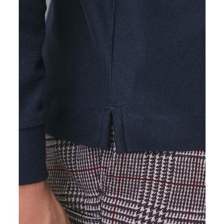 【新レーベル ADABAT NAVY】起毛ストレッチ長袖ポロシャツ | adabatmen | 詳細画像19 
